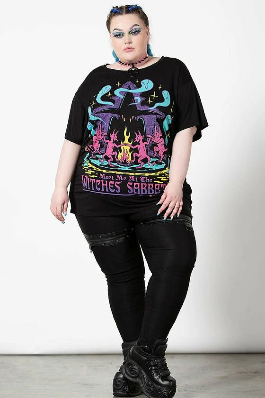 Dark Alternative | * Killstar Witches Sabbath Relaxed Top T-Shirt