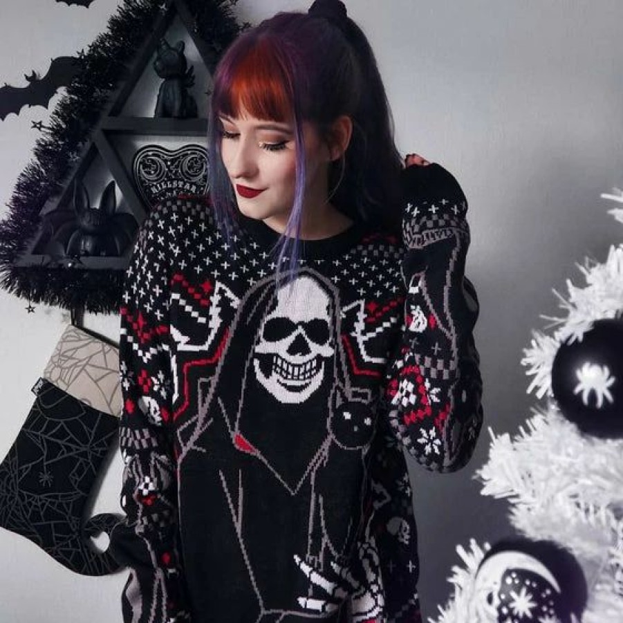 Dark Alternative | * Killstar Catmas Knit Sweater