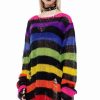 Dark Alternative | * Killstar Over The Rainbow Punk Knit Sweater