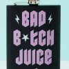 Dark Alternative | * Punky Pins Bad B*Tch Juice Tall Hip Flask