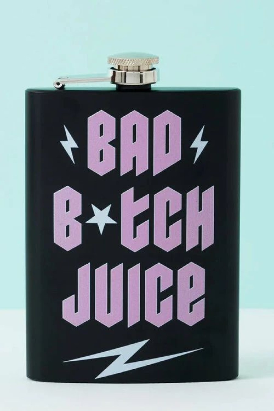 Dark Alternative | * Punky Pins Bad B*Tch Juice Tall Hip Flask