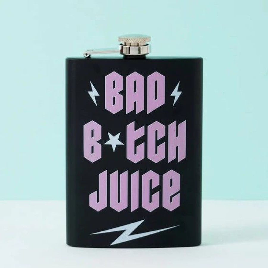 Dark Alternative | * Punky Pins Bad B*Tch Juice Tall Hip Flask