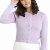 Cardigans | * Hell Bunny Mallow Cardigan In Lavender