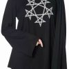 Dark Alternative | * Banned Pentagram Oversized Top