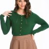 Cardigans | * Banned Nina Vintage Inspired Cardigan In Green