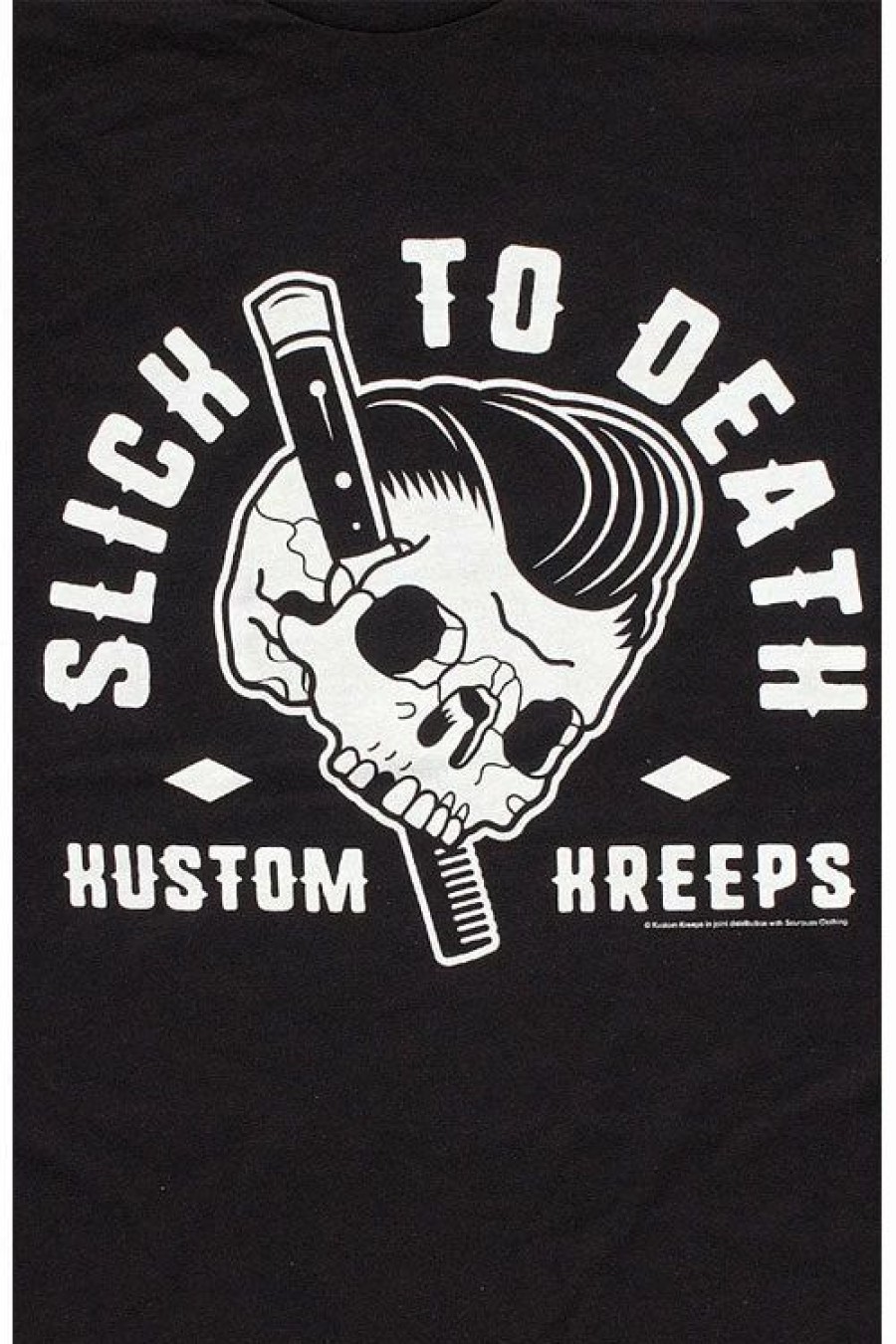 Dark Alternative | * Kustom Kreeps Mens Slick To Death T-Shirt