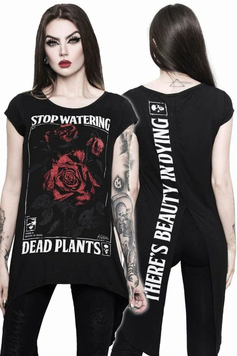 Dark Alternative | * Killstar Dead Rose Tunic Top