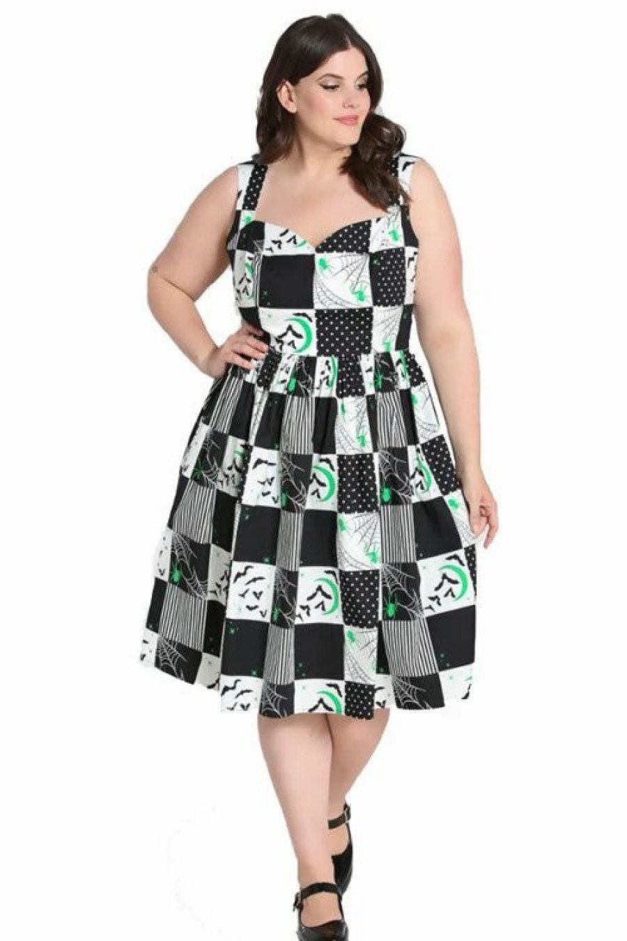 Dark Alternative | * Hell Bunny Annie 50'S Dress Halloween Bats