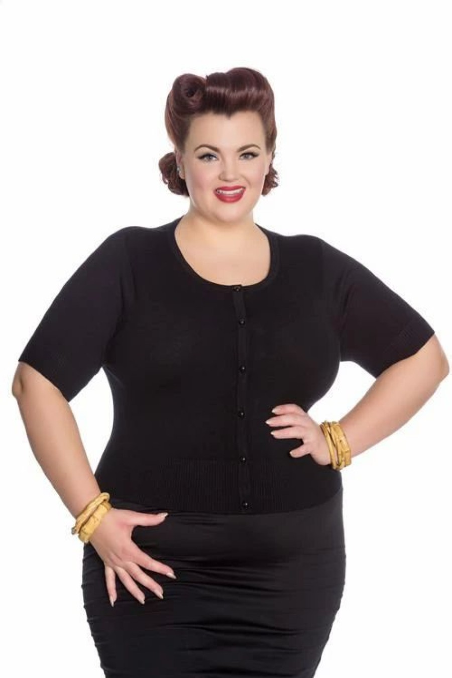 Cardigans | * Hell Bunny Wendi Cardigan In Black