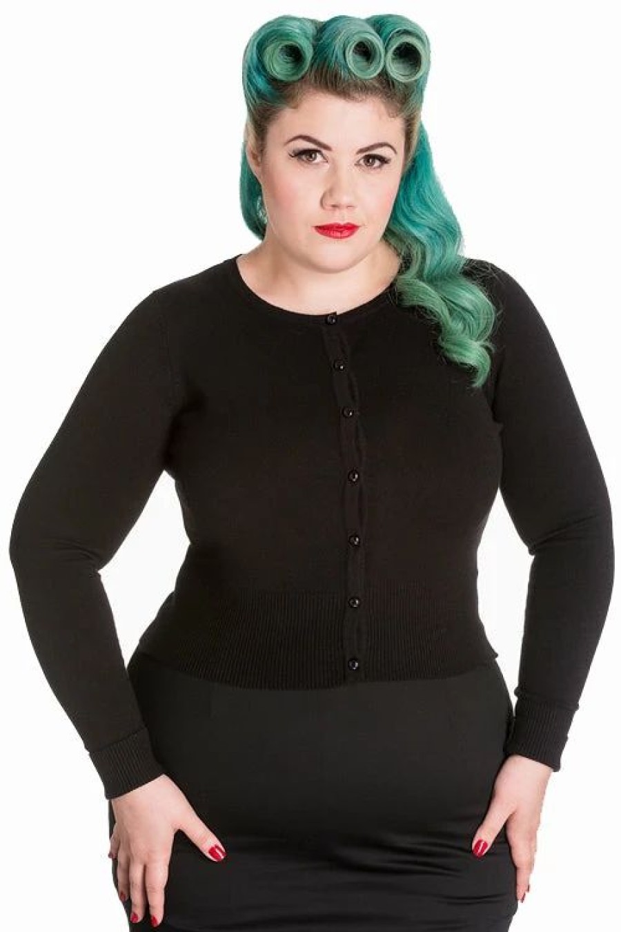 Cardigans | * Hell Bunny Paloma Cardigan In Black