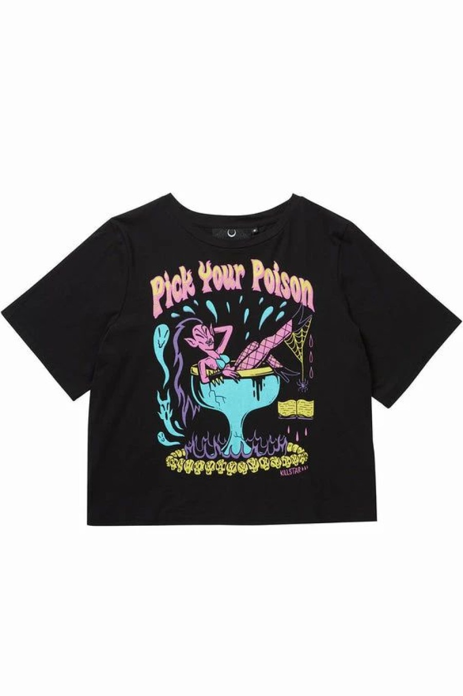 Dark Alternative | * Killstar Pick Your Poison Box Crop Top T-Shirt