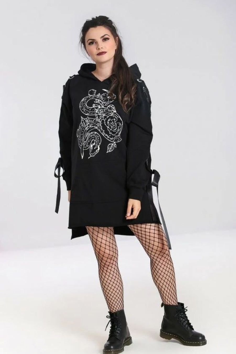 Coats, Capes & Jackets | * Hell Bunny Medusa Oversized Hoodie Dress Loungewear Collection