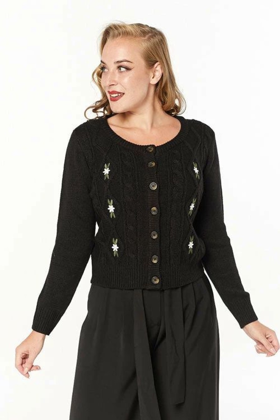 Cardigans | * Timeless London Lily Chunky Cardigan In Black