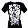 Dark Alternative | * Kreepsville 666 Elvira Monster Hands Womens T-Shirt