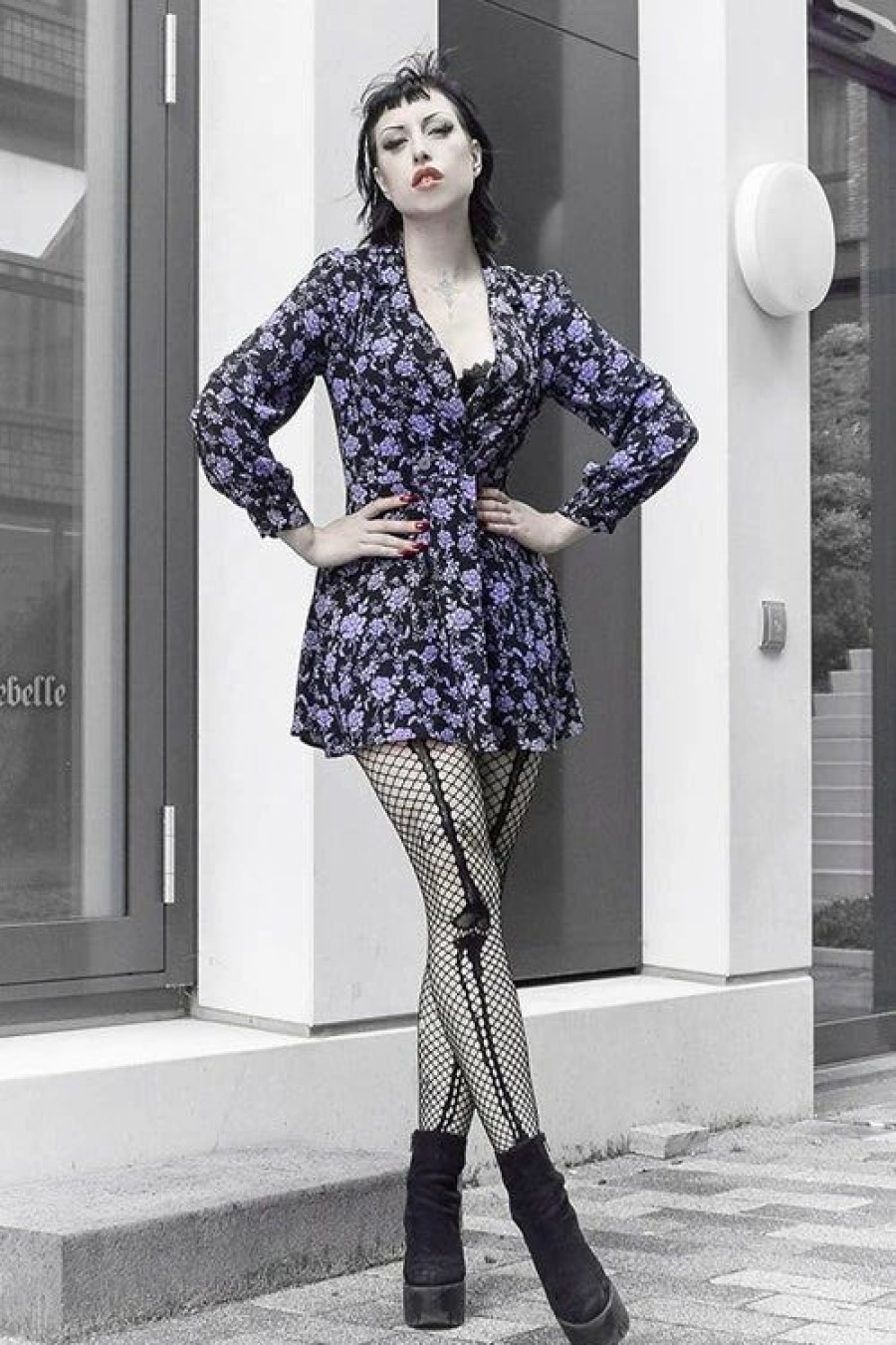 Dark Alternative | * Pamela Mann Hosiery Fishnet Skeleton Bones Tights In Black