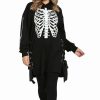 Coats, Capes & Jackets | * Hell Bunny Skeleton Oversized Hoodie Dress Loungewear Collection