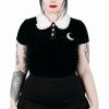 Dark Alternative | * Killstar Esmeralda Stretch Velvet Top