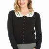 Dark Alternative | * Banned Happy Holly Cardigan In Black Christmas