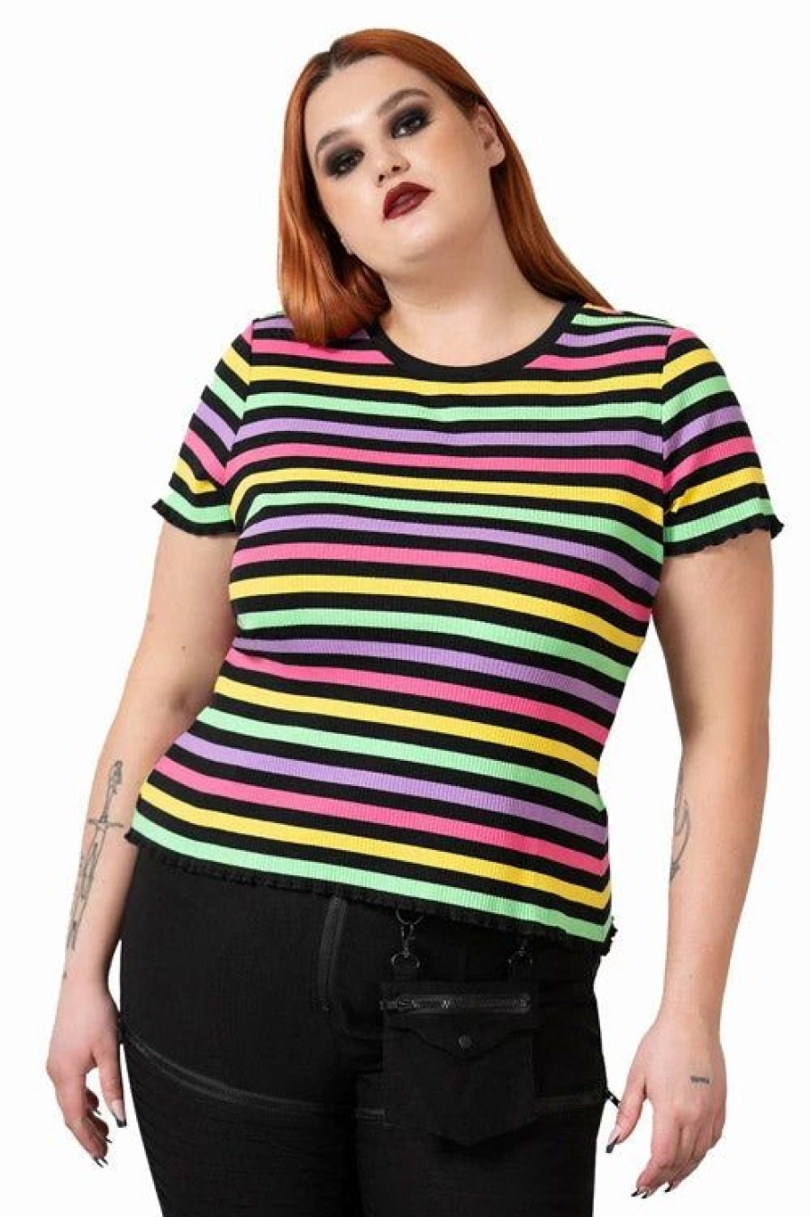 Dark Alternative | * Killstar Blair Rainbow Tee