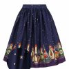 Dark Alternative | * Collectif Jasmine Swing Skirt In Magic Potions