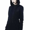 Dark Alternative | * Killstar Weirdo Hooded Dress In Black