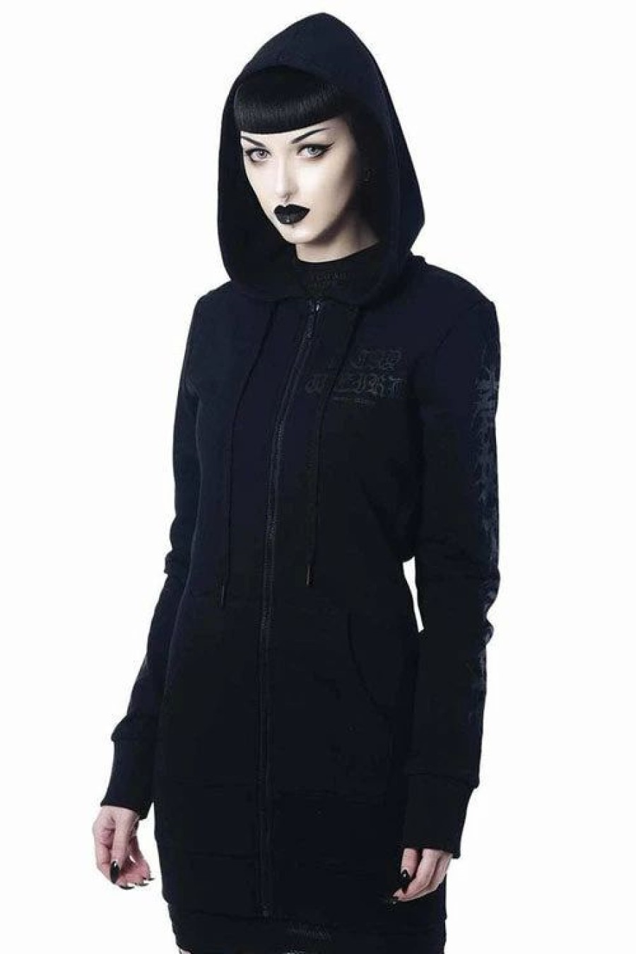 Dark Alternative | * Killstar Weirdo Hooded Dress In Black