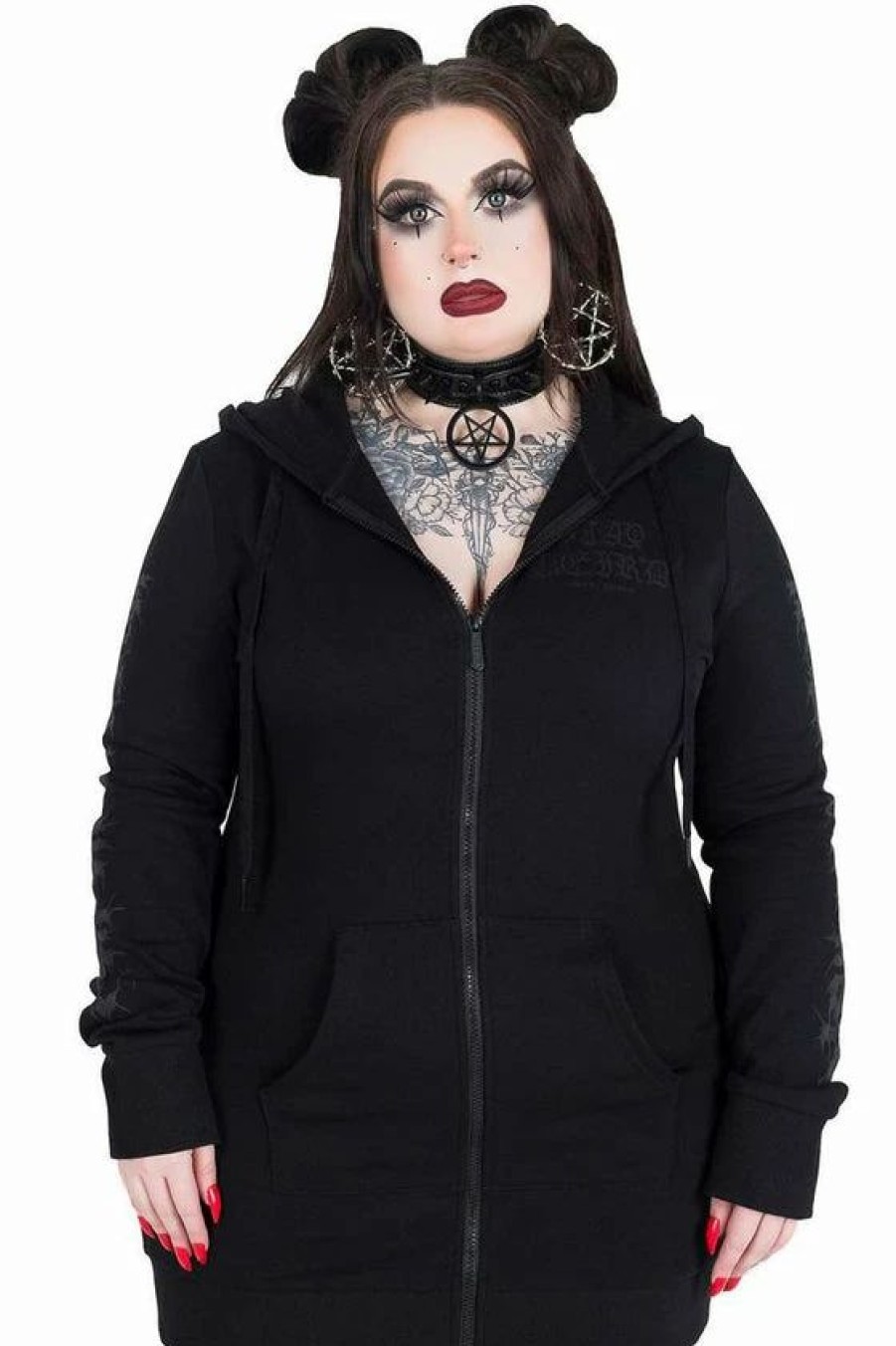 Dark Alternative | * Killstar Weirdo Hooded Dress In Black