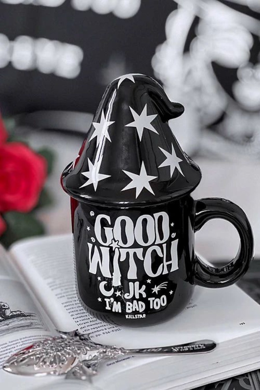 Dark Alternative | * Killstar Good Witch Mug With Lid