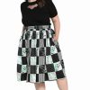 Dark Alternative | * Hell Bunny Annie 50'S Skirt Halloween Bats