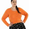 Cardigans | * Hell Bunny Paloma Cardigan In Orange