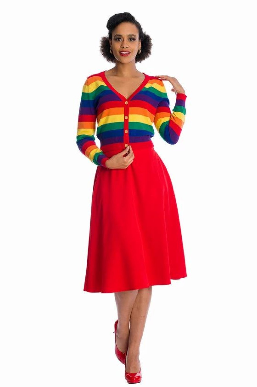 Cardigans | * Banned Love Wins Cardigan In Rainbow Colors