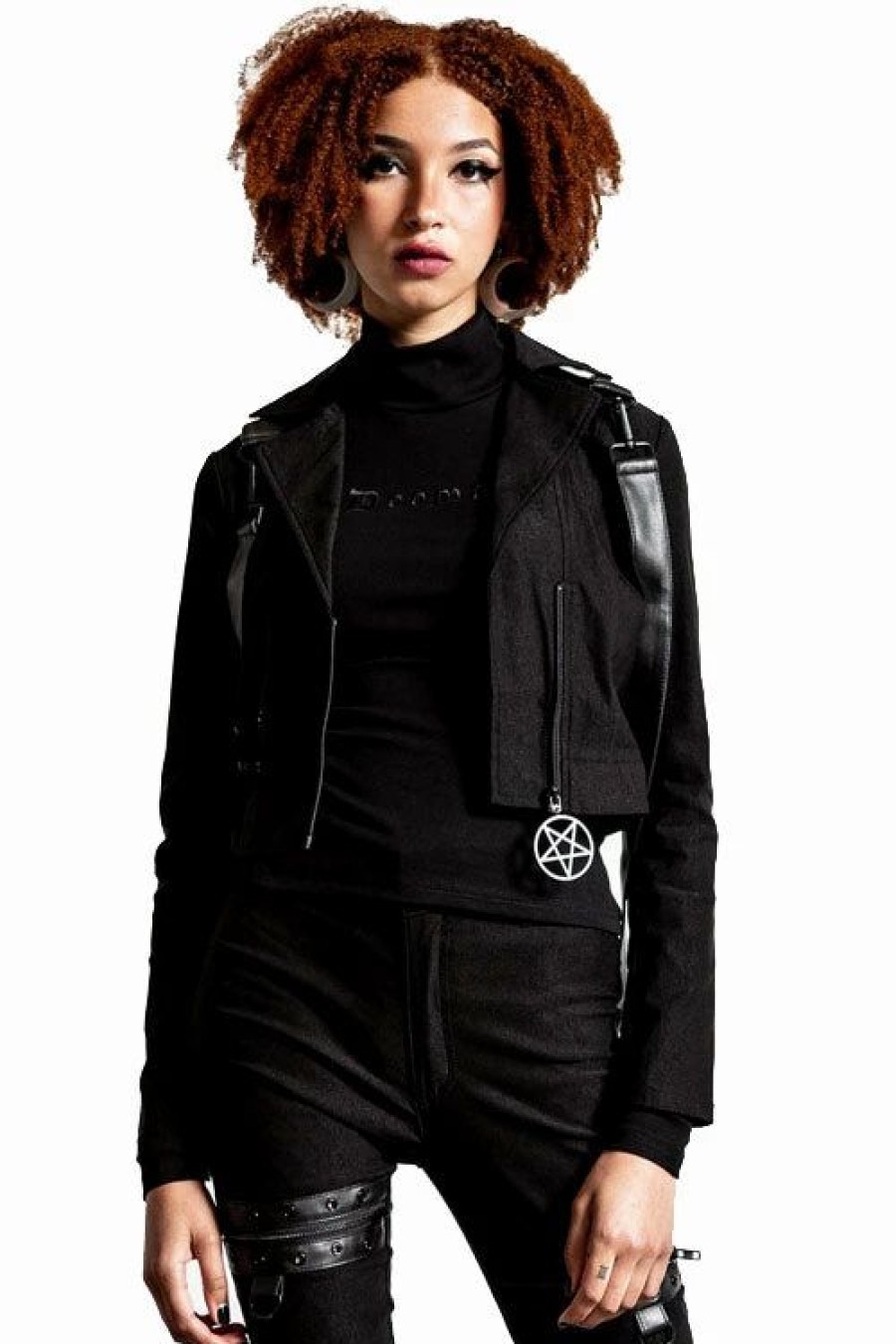 Dark Alternative | * Killstar Freak Flag Jacket In Black