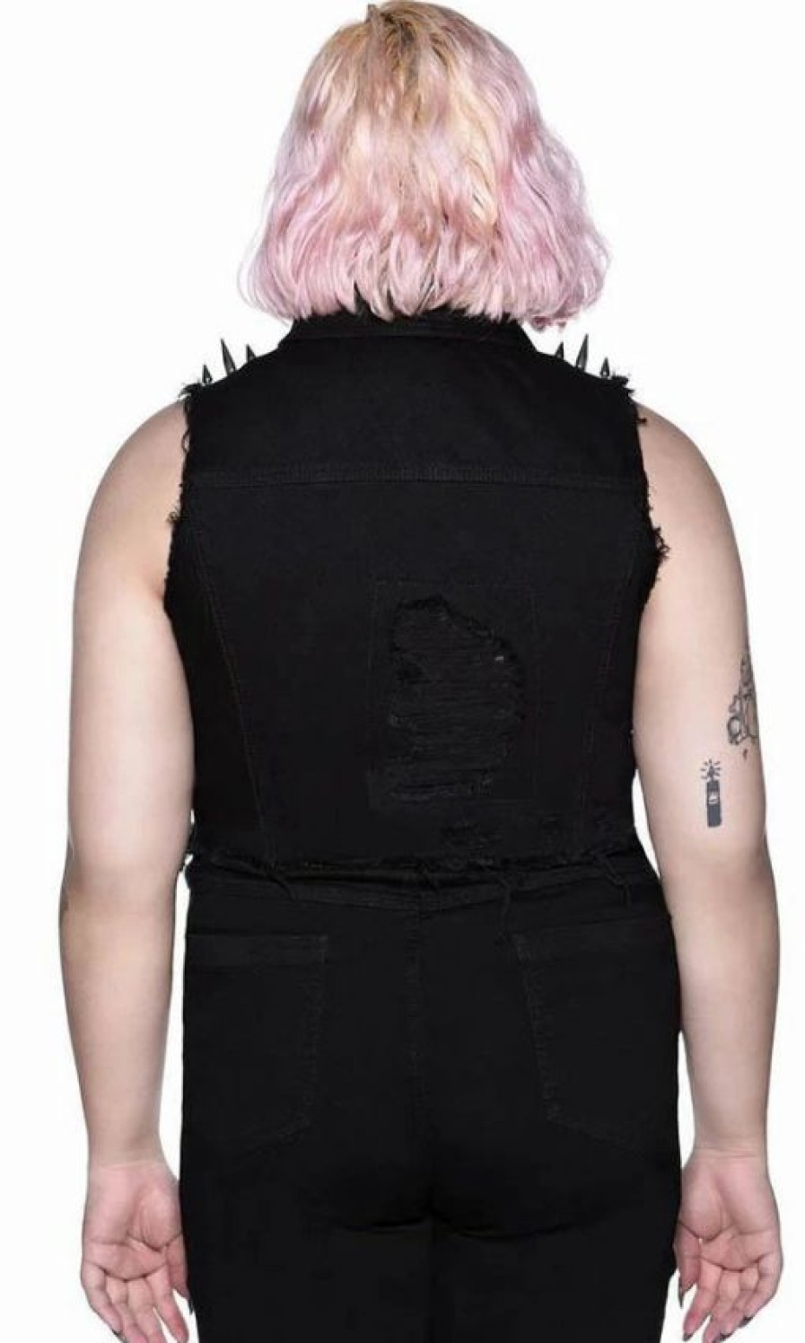 Dark Alternative | * Killstar Come Undone Denim Vest