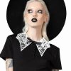 Dark Alternative | * Killstar Apprentice Top Web Lace Collar