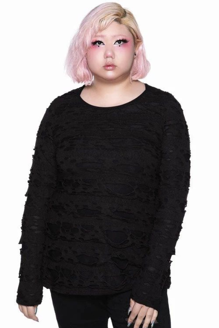 Dark Alternative | * Killstar Night Shadow Long Sleeved Top