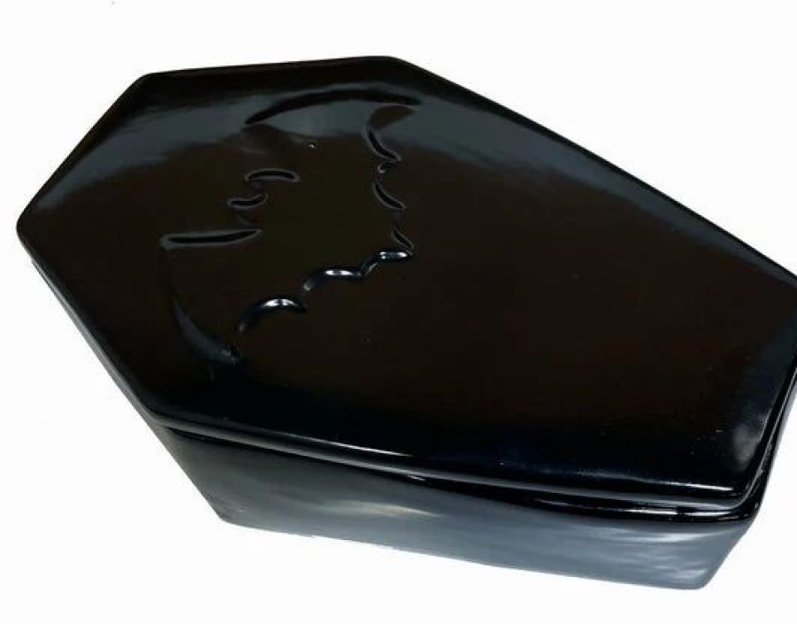 Dark Alternative | * Sourpuss Coffin Stash Box In Black