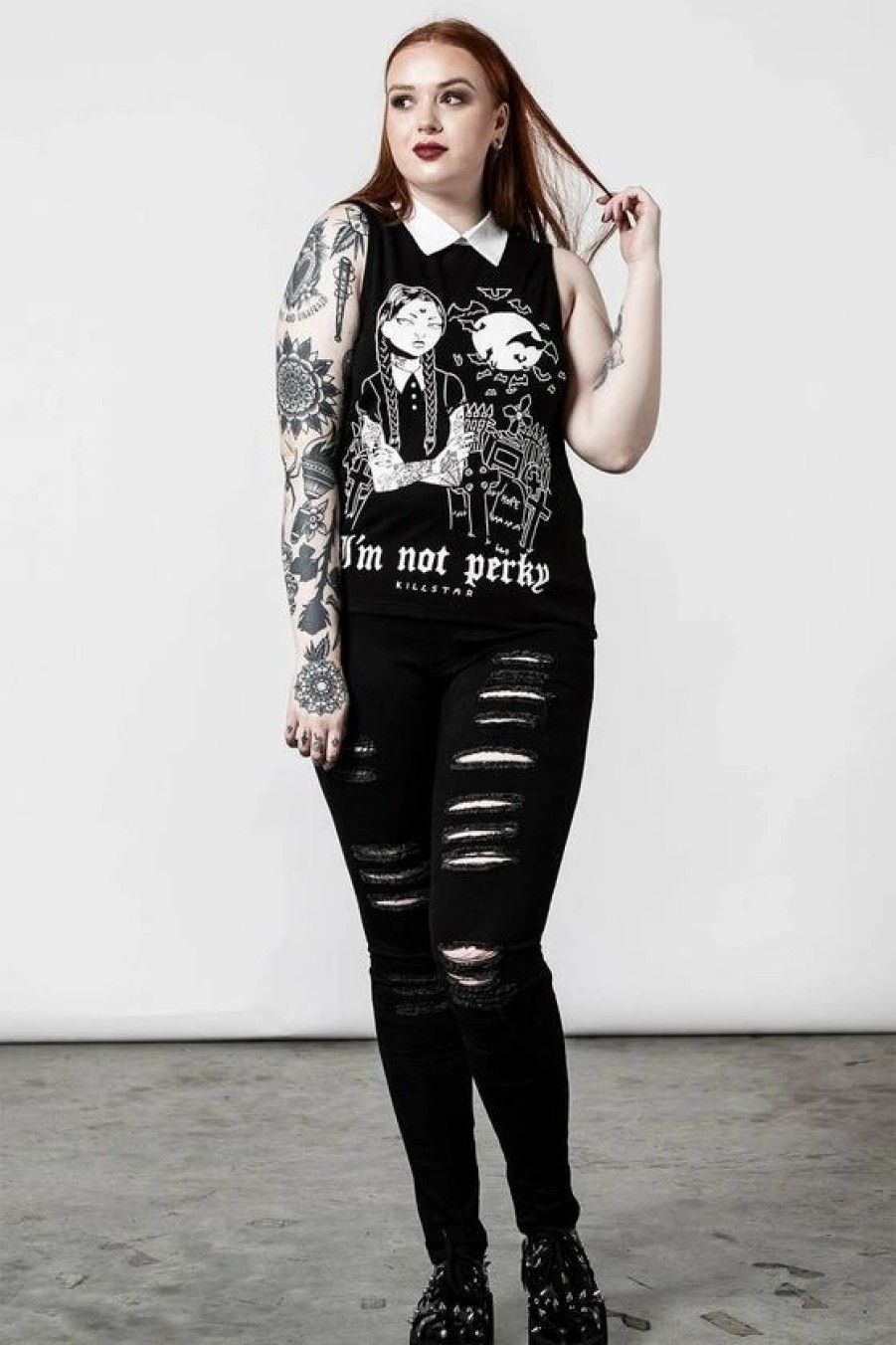 Dark Alternative | * Killstar Perky Collared Vest